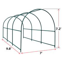 Load image into Gallery viewer, 9.8'x7'x7.2' Garden Support  Frame Climbing Plant Arch Arbor for Flowers/Fruits/Vegetables
