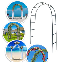 Load image into Gallery viewer, Iron Steel Arch Gate Garden for Climbing Plants Wedding Party