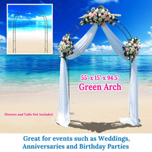Load image into Gallery viewer, Iron Steel Arch Gate Garden for Climbing Plants Wedding Party