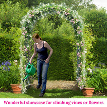 Load image into Gallery viewer, Iron Steel Arch Gate Garden for Climbing Plants Wedding Party