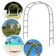 Load image into Gallery viewer, Iron Steel Arch Gate Garden for Climbing Plants Wedding Party