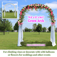 Load image into Gallery viewer, Iron Steel Arch Gate Garden for Climbing Plants Wedding Party