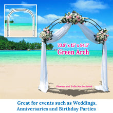 Load image into Gallery viewer, Iron Steel Arch Gate Garden for Climbing Plants Wedding Party
