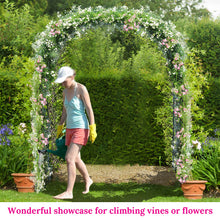 Load image into Gallery viewer, Iron Steel Arch Gate Garden for Climbing Plants Wedding Party