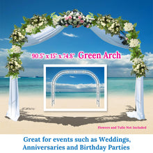 Load image into Gallery viewer, Iron Steel Arch Gate Garden for Climbing Plants Wedding Party