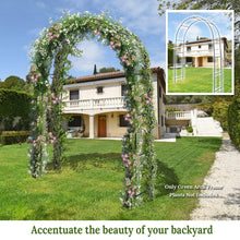 Load image into Gallery viewer, 7.9 ft Steel Arch Frame Trellis Arbor  Plant Climbing for Wedding