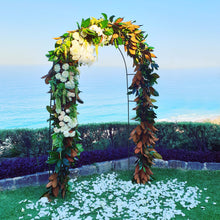 Load image into Gallery viewer, 7.9 ft Steel Arch Frame Trellis Arbor  Plant Climbing for Wedding
