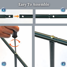 Load image into Gallery viewer, 7.9 ft Steel Arch Frame Trellis Arbor  Plant Climbing for Wedding
