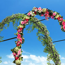 Load image into Gallery viewer, 7.9 ft Steel Arch Frame Trellis Arbor  Plant Climbing for Wedding