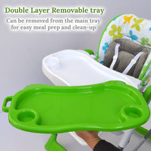 Load image into Gallery viewer, Folding Convertible Child Booster Highchair Baby Feeding Tray Seat