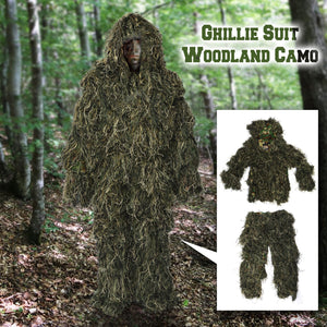 Camouflage Hunting Woodland Jungle Clothing Suit Set