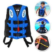 Load image into Gallery viewer, Swimming Boating Safety Buoyancy Aid Child Life Jacket with Whistle