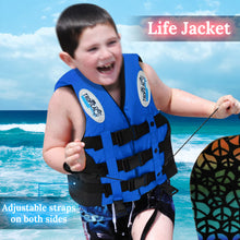 Load image into Gallery viewer, Swimming Boating Safety Buoyancy Aid Child Life Jacket with Whistle