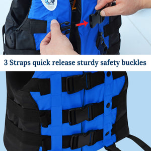 Swimming Boating Safety Buoyancy Aid Child Life Jacket with Whistle