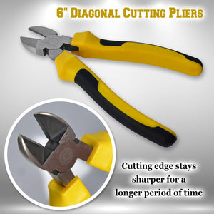 3pc Insulation Set 6" Diagonal Cuttiing Nipper 7" Pincer 8" Nipper Cable Pliers