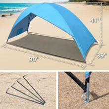 Load image into Gallery viewer, STRONG CAMEL Sun Shade Portable Beach Tent Shelter Outdoor Hiking Travel Camping Napping