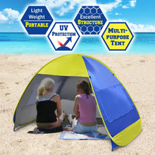 Load image into Gallery viewer, STRONG CAMEL Instant Pop Up Canopy Family Sports Beach Tent Sun Shelter 7.7'x4.6'x4.3'H