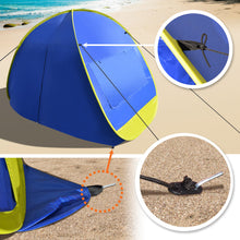 Load image into Gallery viewer, STRONG CAMEL Instant Pop Up Canopy Family Sports Beach Tent Sun Shelter 7.7'x4.6'x4.3'H