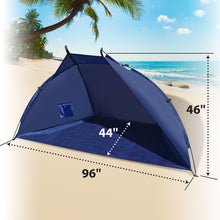 Load image into Gallery viewer, STRONG CAMEL Portable Beach Camping Picnic Fishing Tent Shelter UV Sunshade Canopy Outdoor