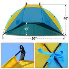 Load image into Gallery viewer, STRONG CAMEL 96x44x46"H Portable Outdoor Fishing Beach Camp Hiking Picnic Tent Shelter