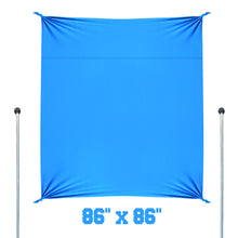Load image into Gallery viewer, STRONG CAMEL 7'X7' Portable Beach Tent Sunshade Shelter Canopy UV Protect with Sand Anchor