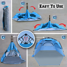 Load image into Gallery viewer, STRONG CAMEL Outdoor Easy Up Beach Tent Instant Canopy Automatic Camping UV Sun Shelter Relax