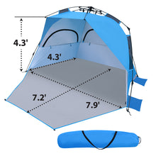 Load image into Gallery viewer, STRONG CAMEL Outdoor Easy Up Beach Tent Instant Canopy Automatic Camping UV Sun Shelter Relax