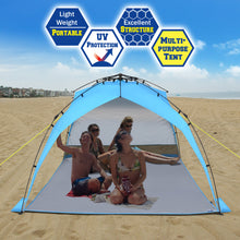 Load image into Gallery viewer, STRONG CAMEL 8'x8' Portable Instant Camping Tent Pop Up Beach Canopy Sunshade Shelter Outdoor