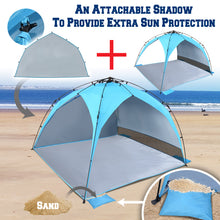 Load image into Gallery viewer, STRONG CAMEL 8'x8' Portable Instant Camping Tent Pop Up Beach Canopy Sunshade Shelter Outdoor