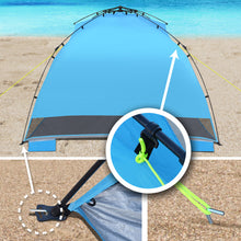 Load image into Gallery viewer, STRONG CAMEL 8'x8' Portable Instant Camping Tent Pop Up Beach Canopy Sunshade Shelter Outdoor