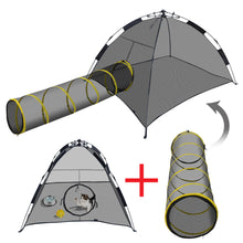 Load image into Gallery viewer, Cat Play House Outdoor Kitty Compound Tube Enclosure Yard Pen Cage Fun Tent