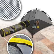 Load image into Gallery viewer, Cat Play House Outdoor Kitty Compound Tube Enclosure Yard Pen Cage Fun Tent