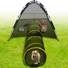 Load image into Gallery viewer, Cat Play House Outdoor Kitty Compound Tube Enclosure Yard Pen Cage Fun Tent
