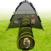 Load image into Gallery viewer, Cat Play House Outdoor Kitty Compound Tube Enclosure Yard Pen Cage Fun Tent