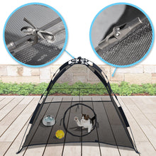 Load image into Gallery viewer, Cat Play House Outdoor Kitty Compound Tube Enclosure Yard Pen Cage Fun Tent