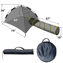 Load image into Gallery viewer, Cat Play House Outdoor Kitty Compound Tube Enclosure Yard Pen Cage Fun Tent