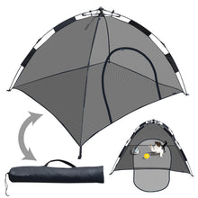 Load image into Gallery viewer, Portable Pet Fun House Cat Dog Playpen Feline Funhouse Outdoor Mesh Tent Foldable Exercise Tent with Carry Bag