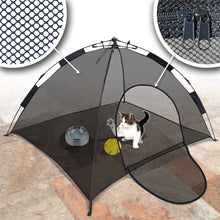 Load image into Gallery viewer, Portable Pet Fun House Cat Dog Playpen Feline Funhouse Outdoor Mesh Tent Foldable Exercise Tent with Carry Bag