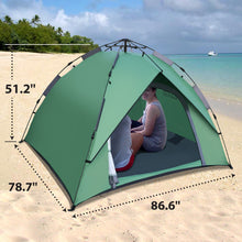 Load image into Gallery viewer, STRONG CAMEL 3-4 Person Family Hiking Camping Beach Tent with 2 Doors