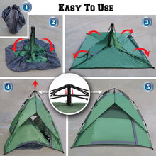 Load image into Gallery viewer, STRONG CAMEL 3-4 Person Family Hiking Camping Beach Tent with 2 Doors