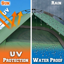 Load image into Gallery viewer, STRONG CAMEL 3-4 Person Family Hiking Camping Beach Tent with 2 Doors