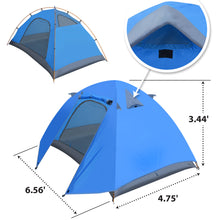 Load image into Gallery viewer, STRONG CAMEL 1-2 Person Double Layer Outdoor Waterproof Canopy Camping Hiking Backpacking Tent
