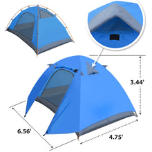 Load image into Gallery viewer, STRONG CAMEL 1-2 Person Double Layer Outdoor Waterproof Canopy Camping Hiking Backpacking Tent