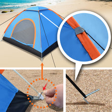 Load image into Gallery viewer, STRONG CAMEL Portable 2-3 Person pop up camping tent  for Backpacking Traveling with carry bag