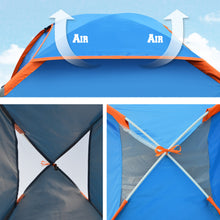 Load image into Gallery viewer, STRONG CAMEL Portable 2-3 Person pop up camping tent  for Backpacking Traveling with carry bag