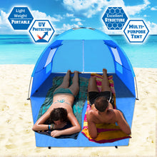 Load image into Gallery viewer, STRONG CAMEL Easy Assembly Large Portable Beach Shelter Tent
