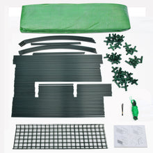 Load image into Gallery viewer, 10x5x7'H Large Walk-In Wall Half Greenhouse w 3 tiers 6 Shelves Green White Yard