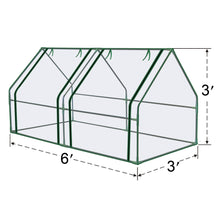 Load image into Gallery viewer, 3x6x3' Mini  Gardening Flower House Plants Greenhouse