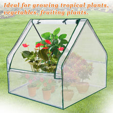 Load image into Gallery viewer, 3x3ft  PE Portable Mini Greenhouse Gardening Flower Plants Yard Hot House