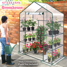 Load image into Gallery viewer, 8 Shelves 3 Tiers Portable mini Walk-in Greenhouse Flower Clear Planter HotHouse